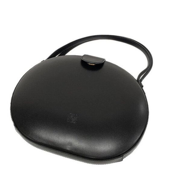 LOEWE - Black Leather Handbag 723-072225 - Picture 6 of 14